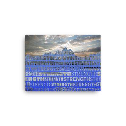 Strength - Steel Blue - Canvas