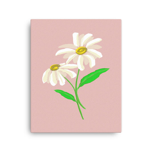 Daisy Day - Rose Fog - Canvas