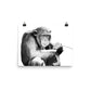 Chimpanzee - Black & White - Art Print