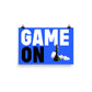 Game On - Blue Ribbon - Art Print