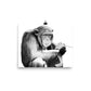 Chimpanzee - Black & White - Art Print